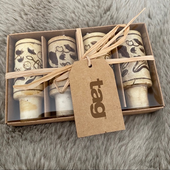 3 for $20‼️CLEARANCE‼️Wine Cork Candle Set of Four - Picture 5 of 5